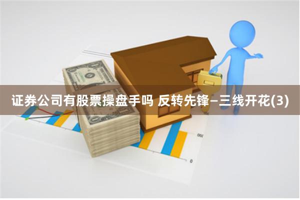 证券公司有股票操盘手吗 反转先锋—三线开花(3)